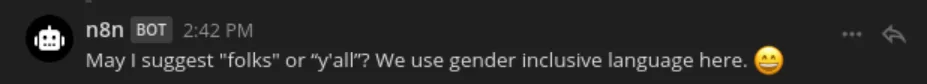 Gender inclusive gender-neutral n8n