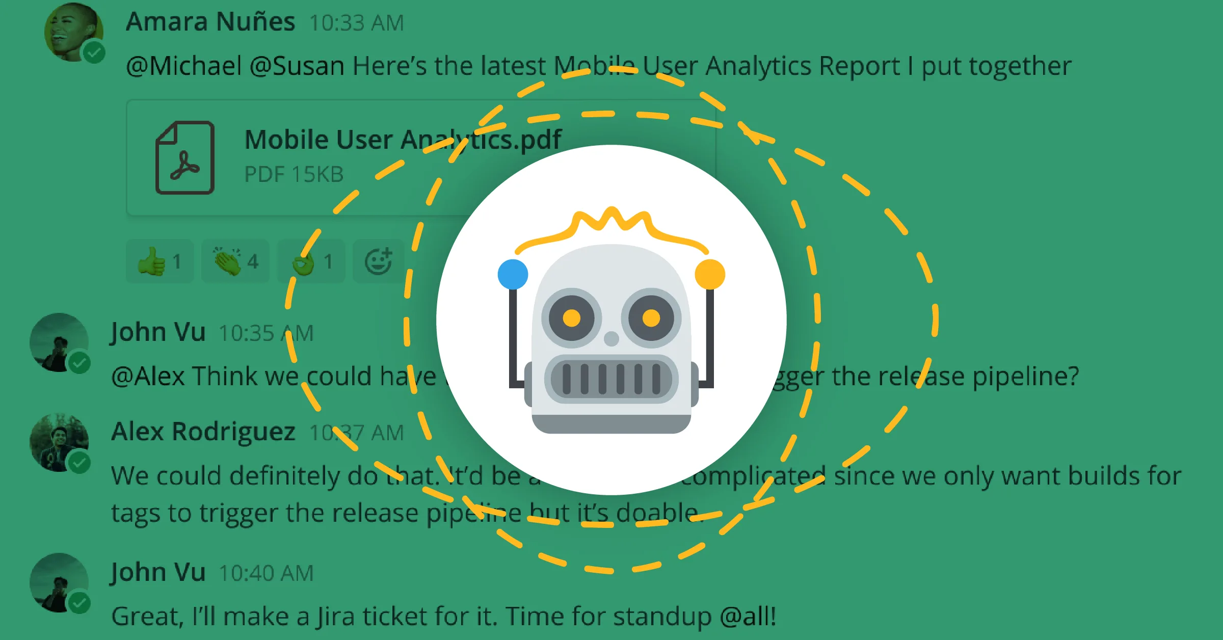 Using bots to increase ChatOps efficiency