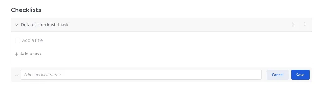 Add a new checklist to Mattermost