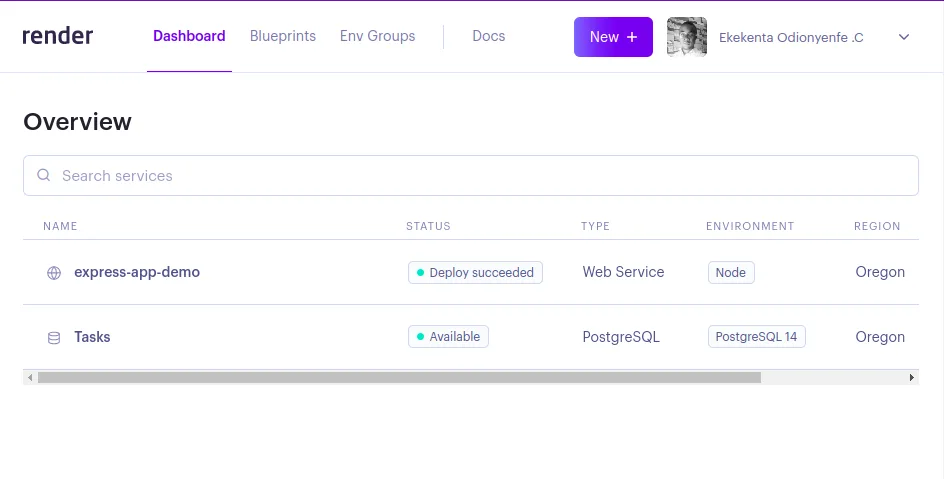 deploy succeeded