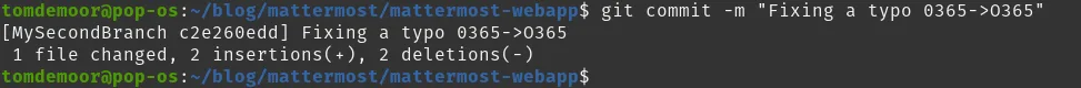 Git commit