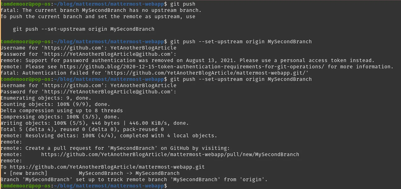 Git push