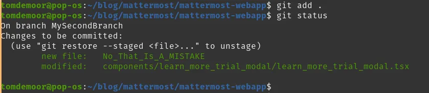 Git status