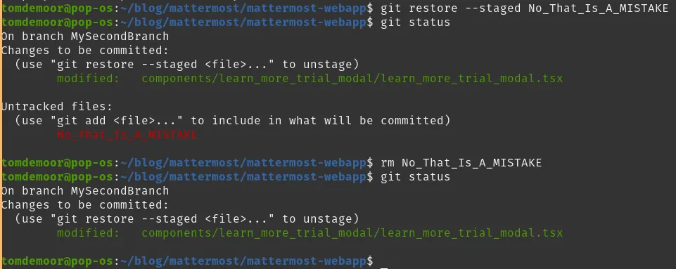 Git status