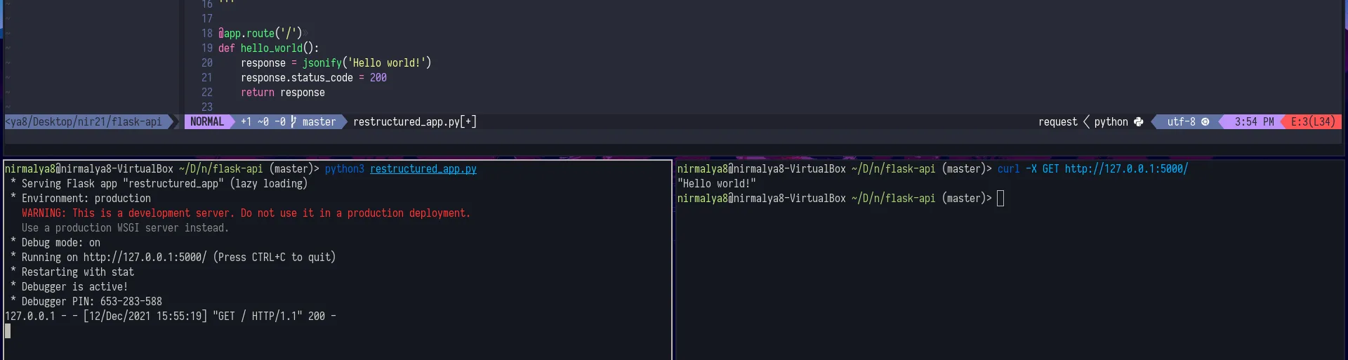 Python Flask