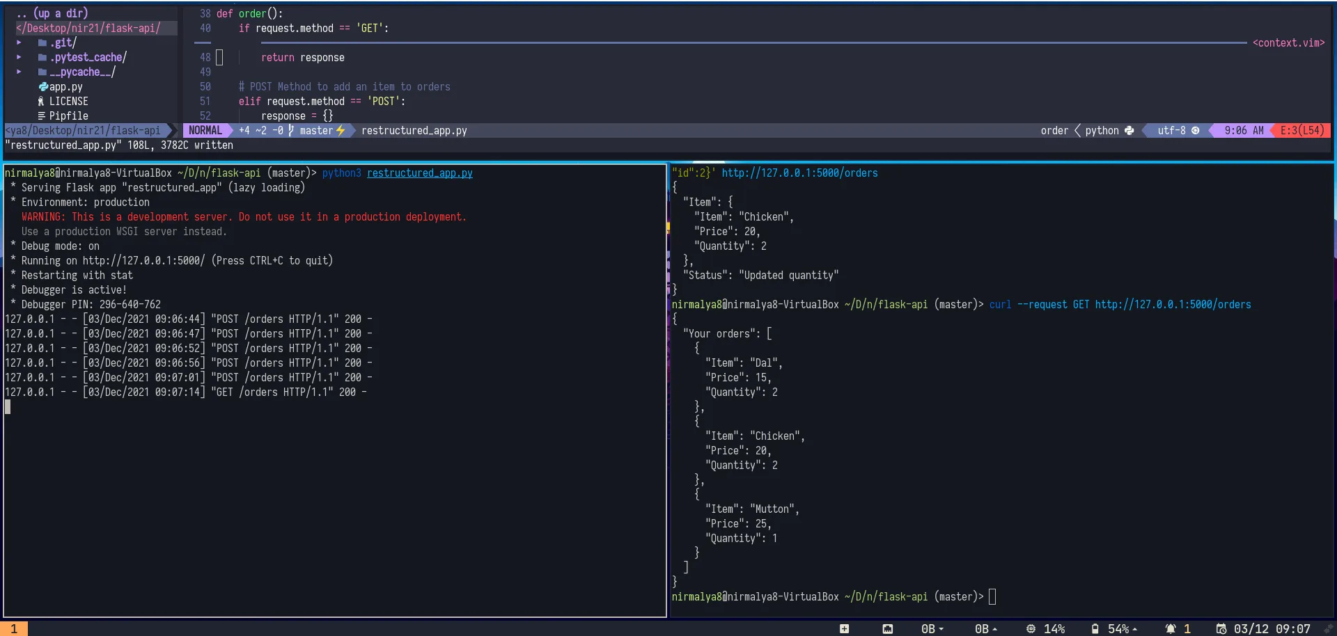Python Flask