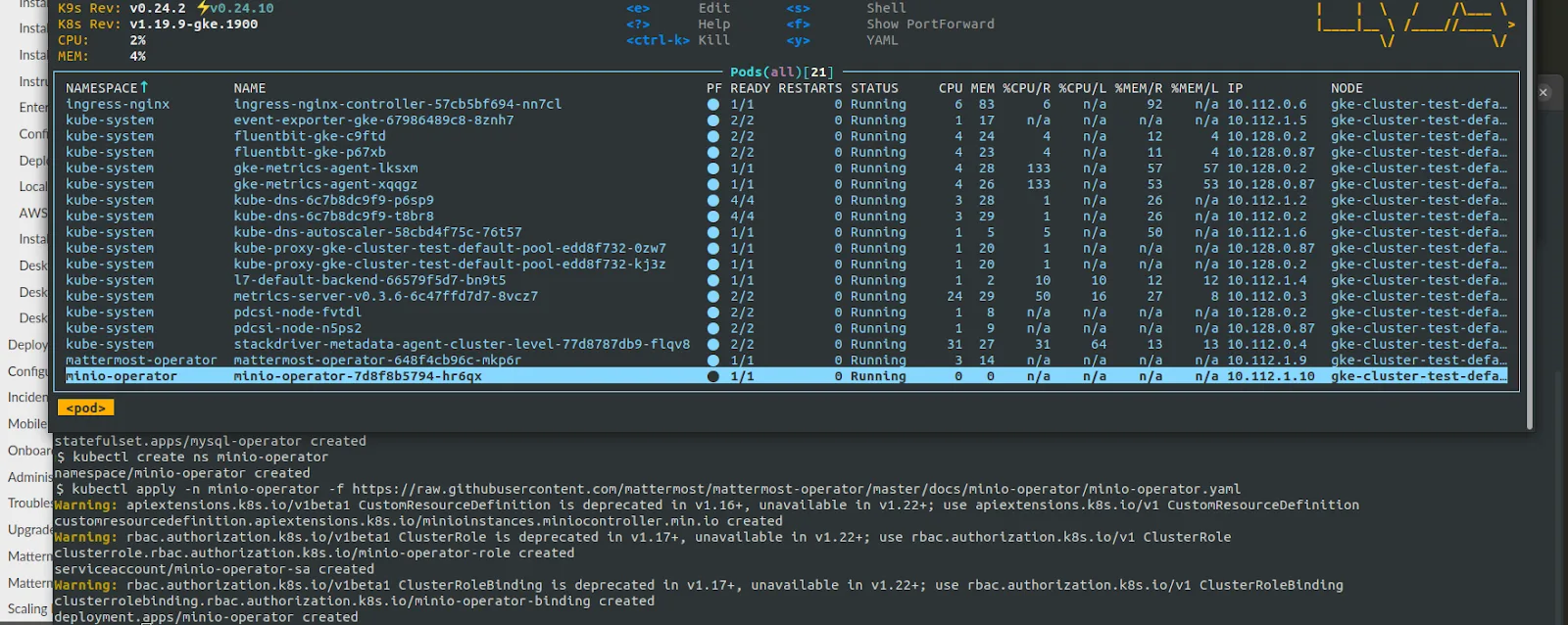 Installing Mattermost on Kubernetes