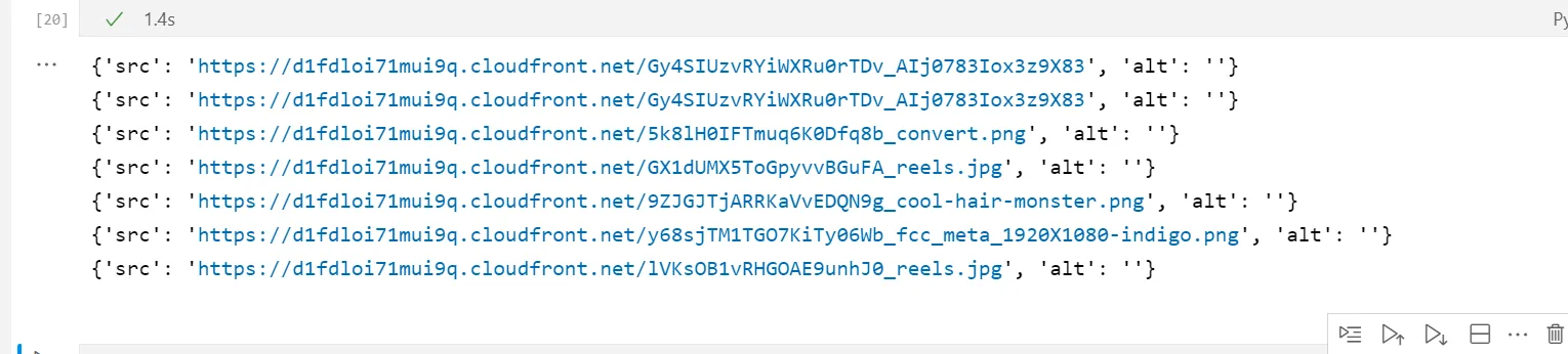 Python BeautifulSoup to extract image