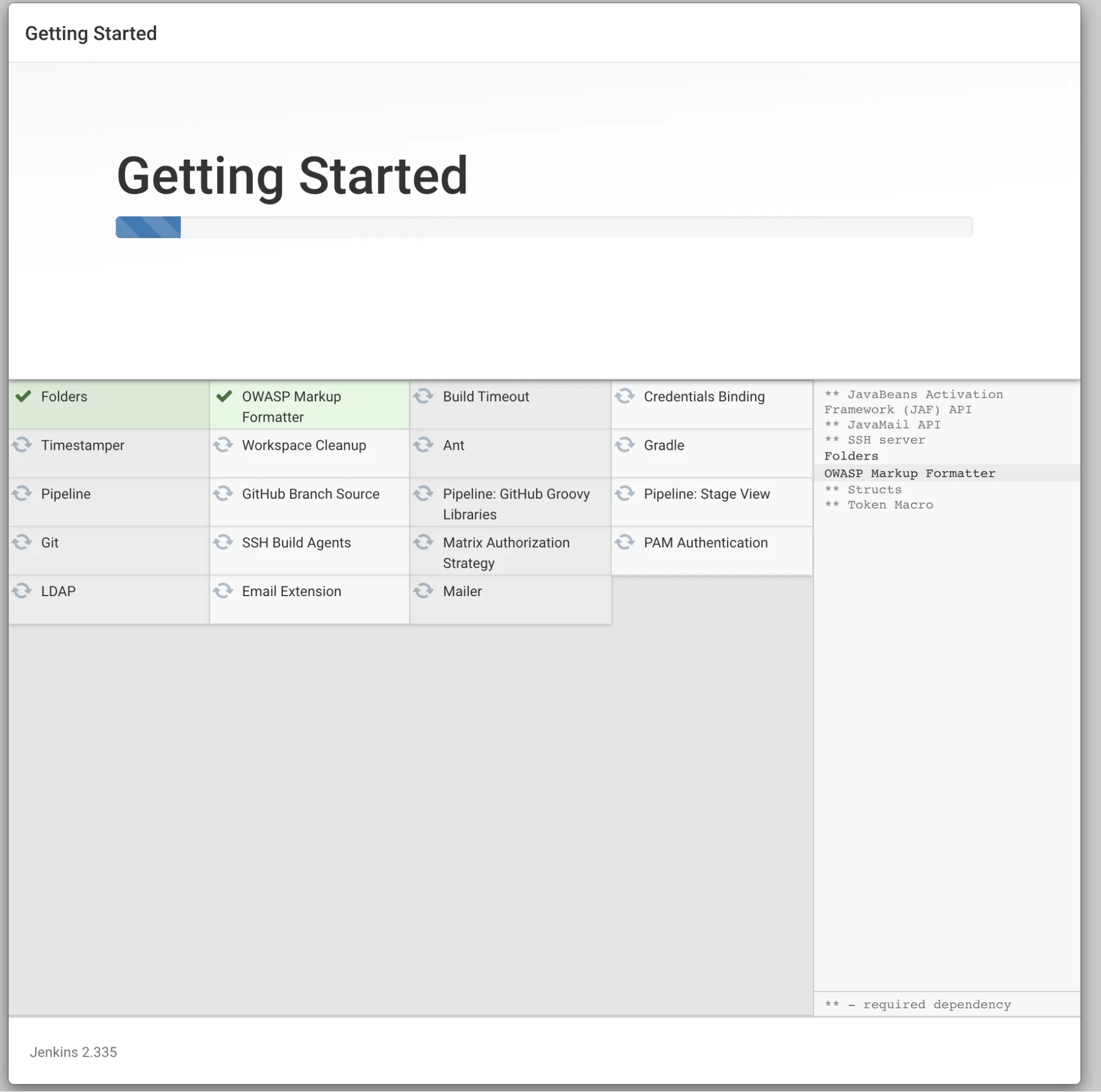 jenkins plugin installation