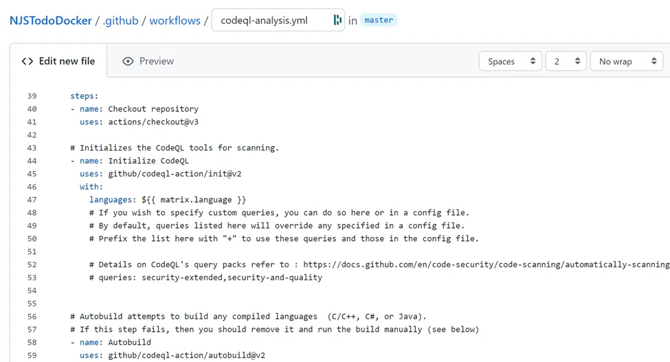 github actions workflow permissions