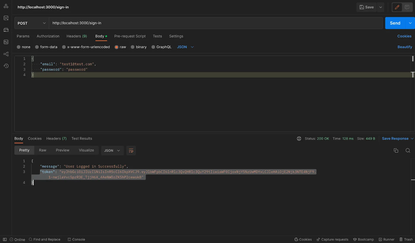 jwt authentication access tokens