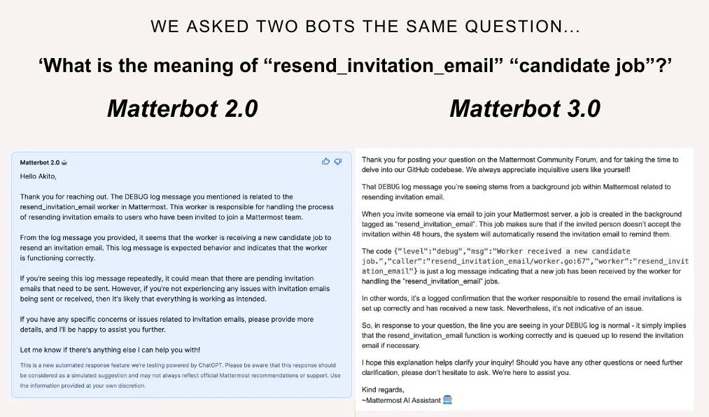 Matterbot 3.0: AI for community moderation