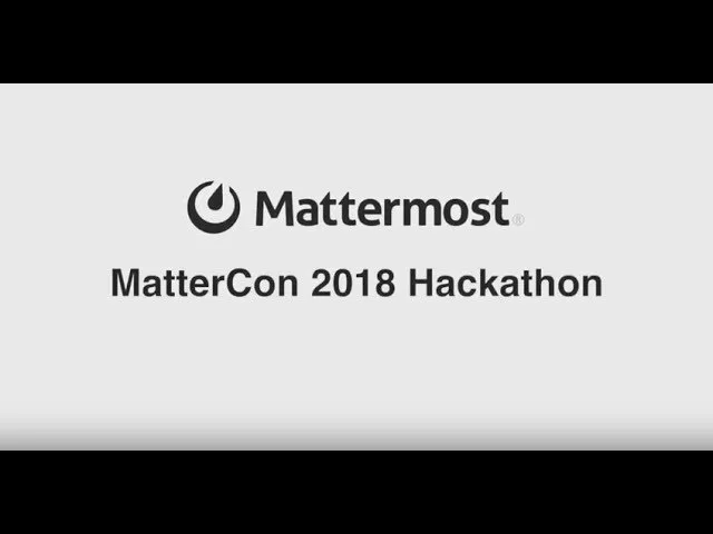 MatterCon 2018 Hackathon Highlights