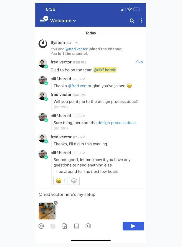 New mobile editor