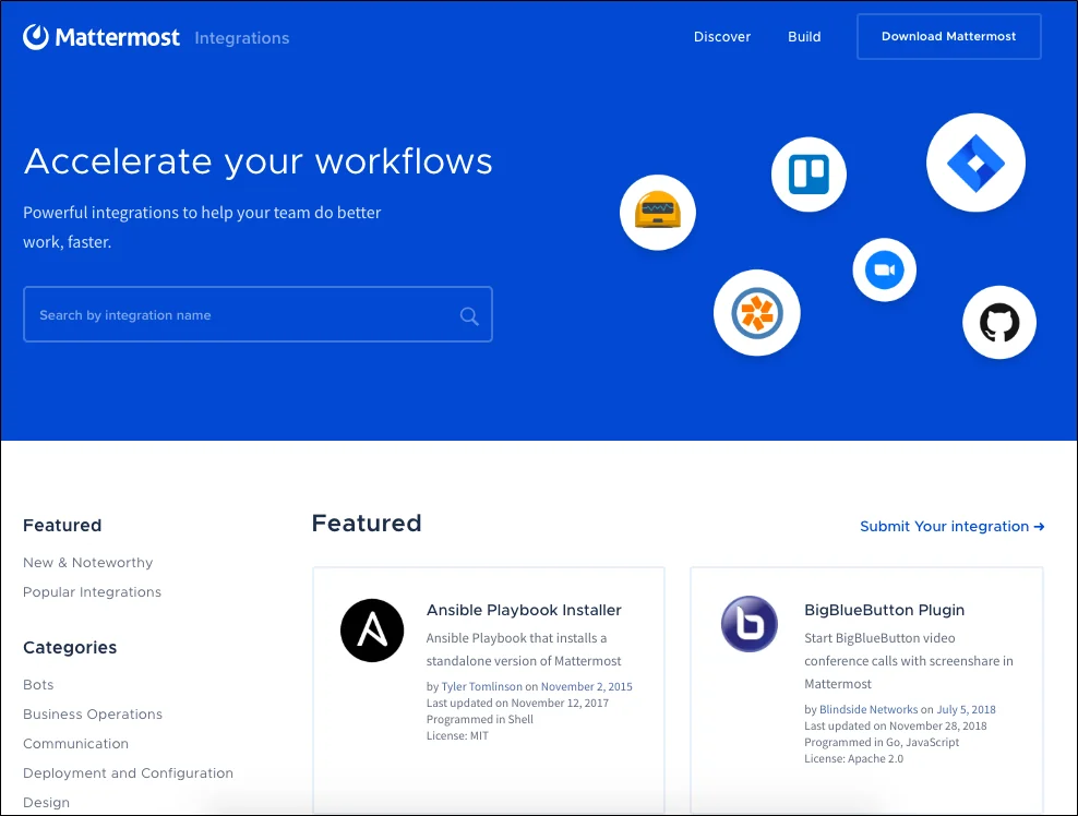 Mattermost 5.9: New Integrations Directory, Automated Hipchat data migration &amp; more
