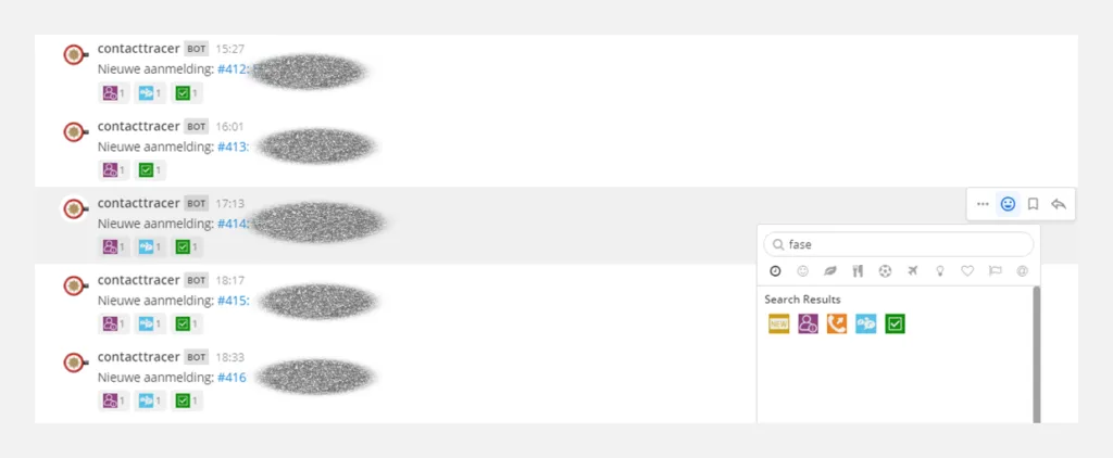 Contact tracing in Mattermost