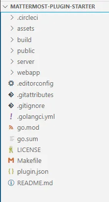 Mattermost plugin starter