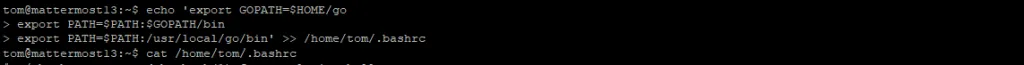 Adding Go to your shell