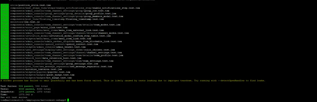 Test and run your webapp