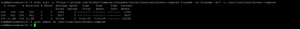 Installing Docker-compose