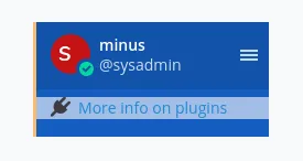 Left sidebar in Mattermost