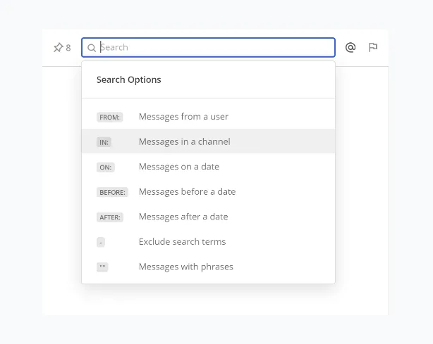 Search filters