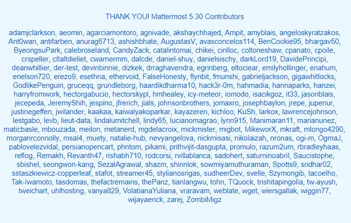 Mattermost contributors