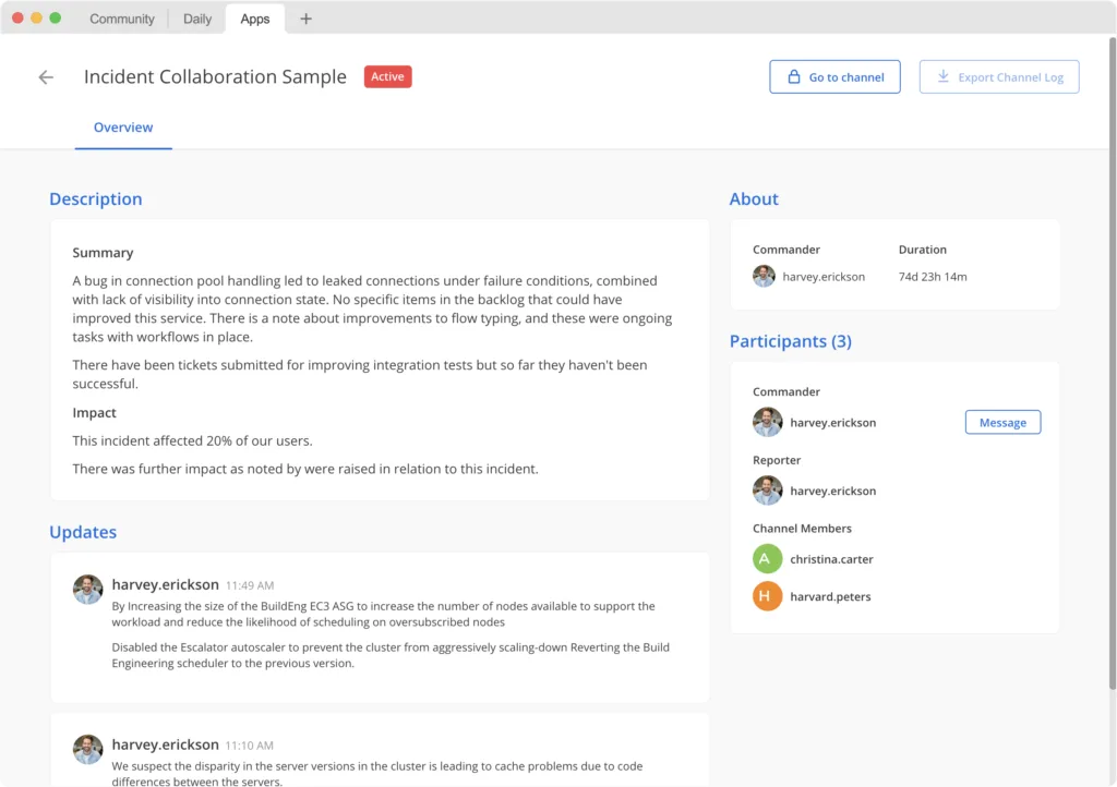 Stakeholder overview