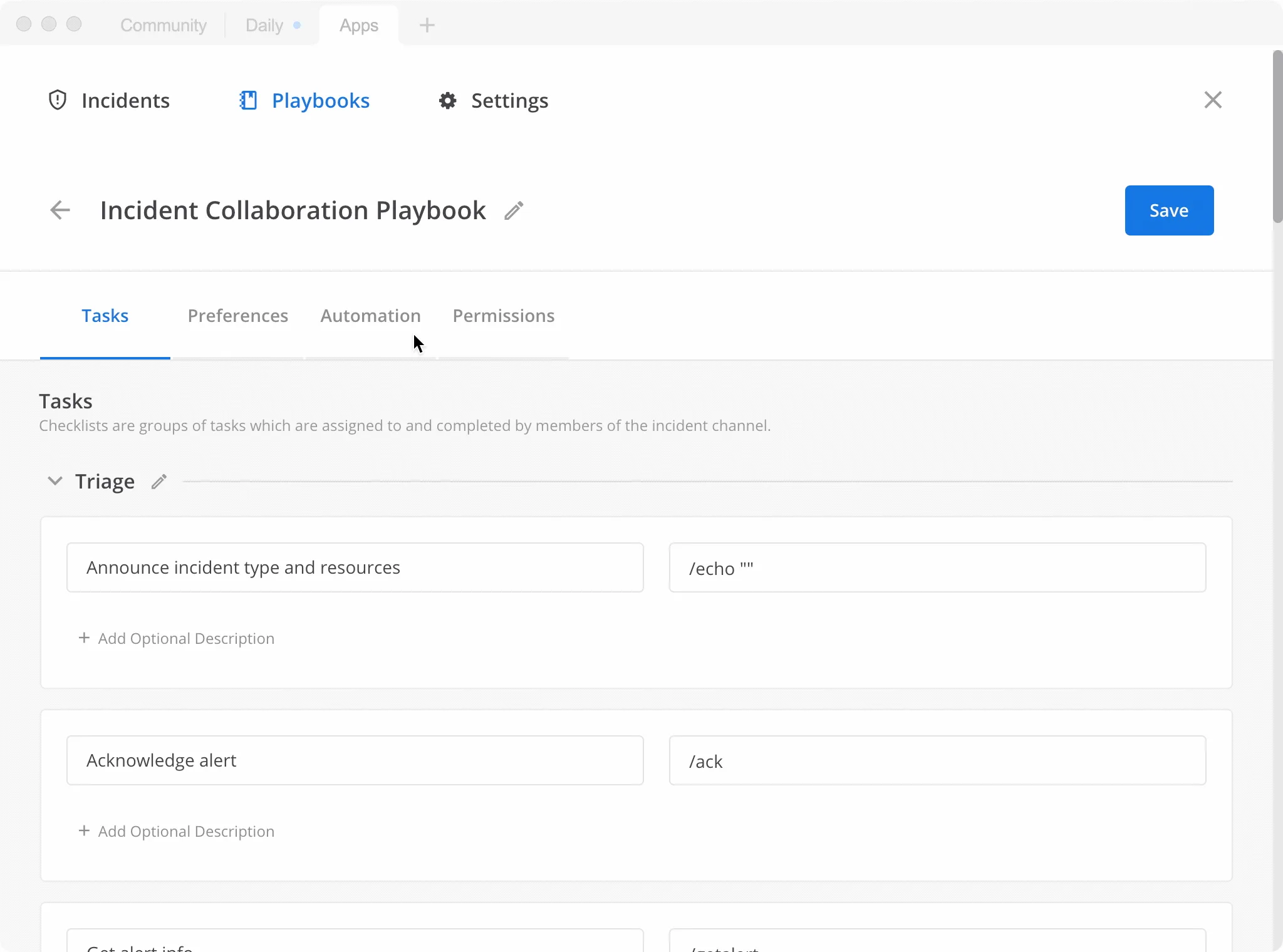Configure playbooks to send an ephemeral welcome message every time a new participant joins the channel in Mattermost v5.36.