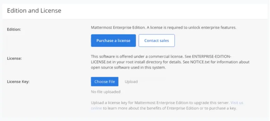 Enterprise trial experience