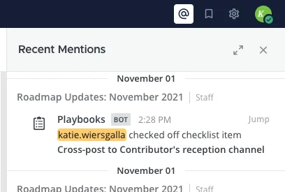 Cross-team mentions Mattermost 6.1