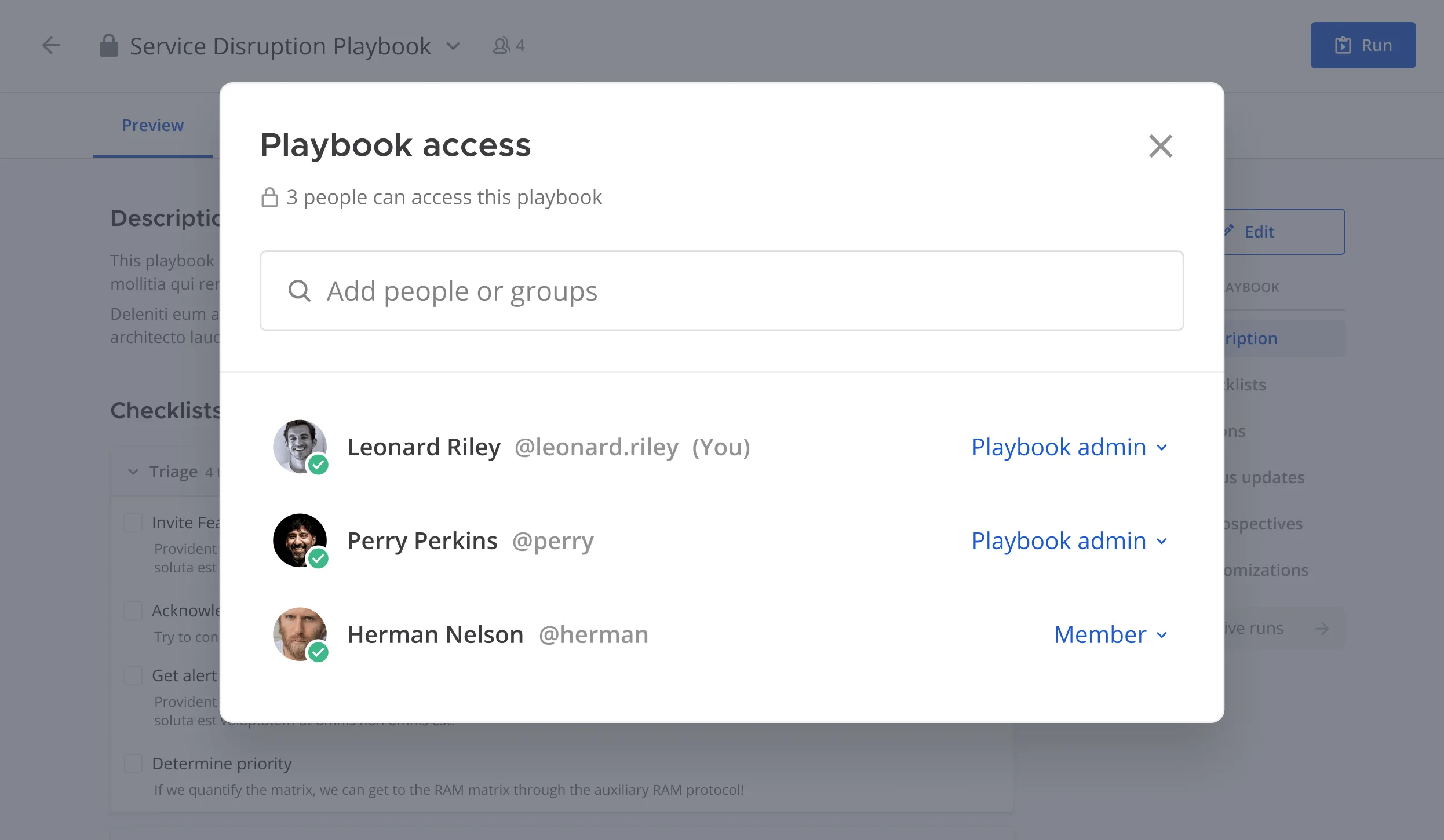 Permissions