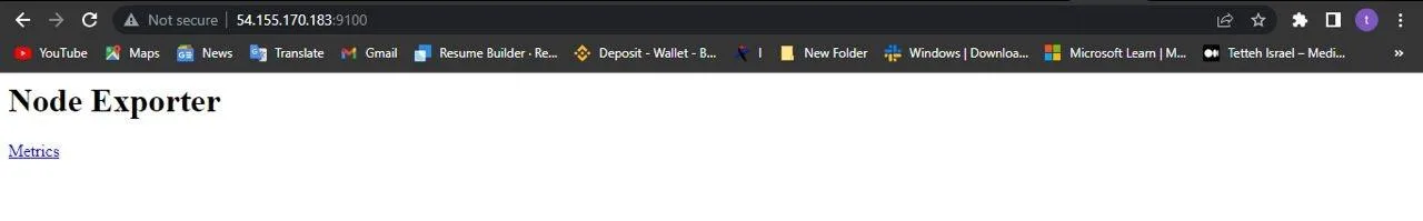 Access Node_exporter on Linux server