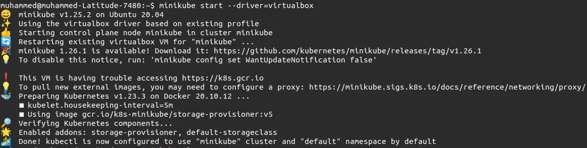 set up minikube