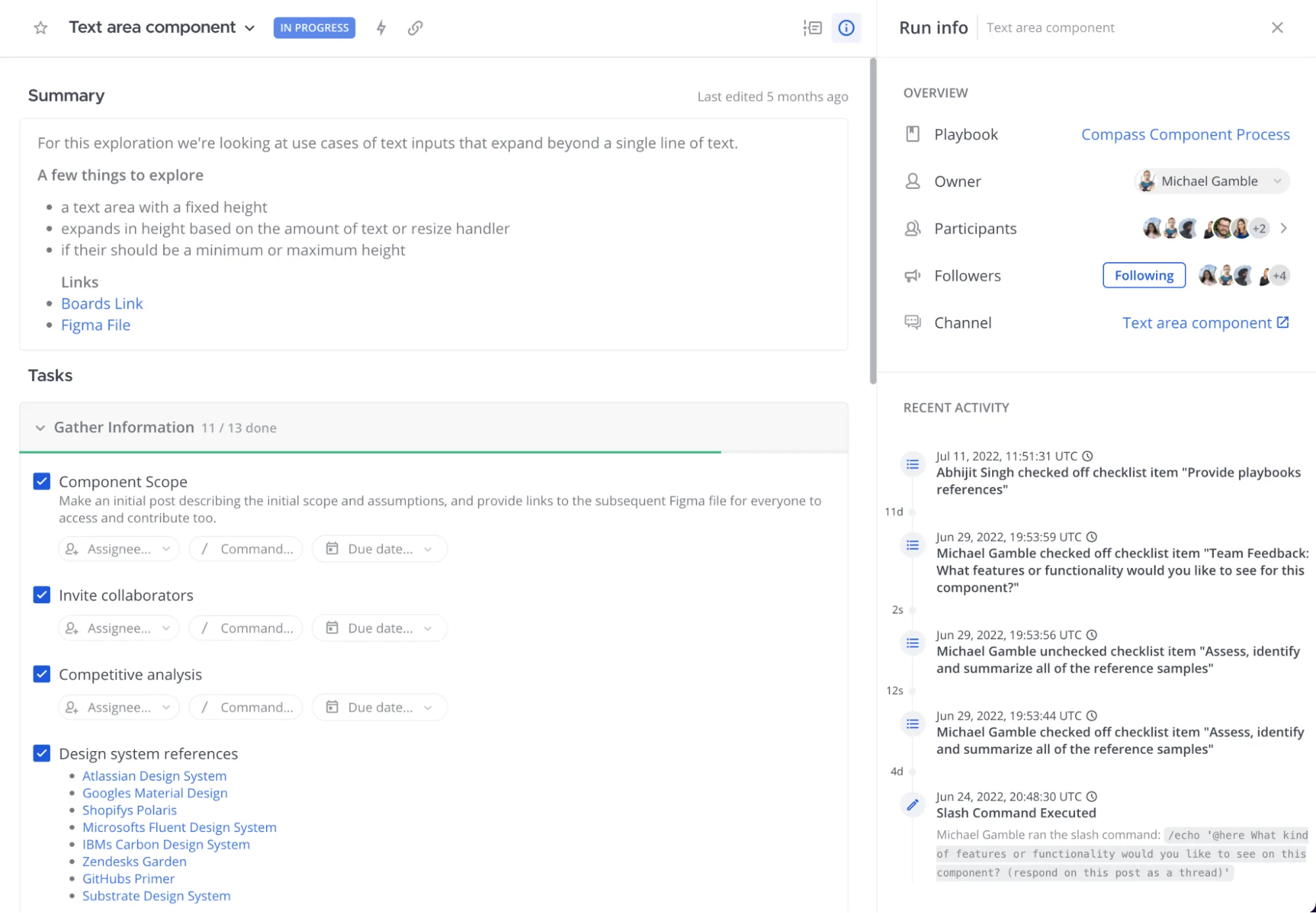design playbook in action