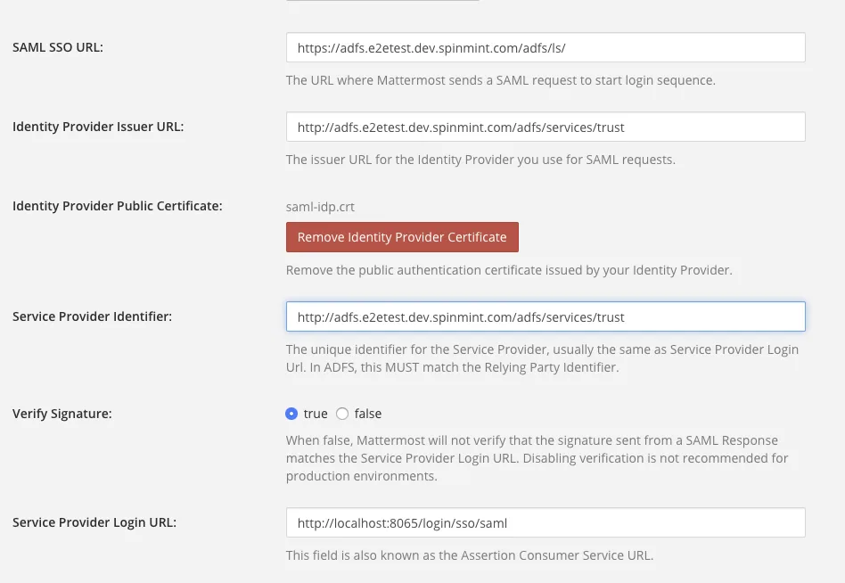 Update to SAML (ADFS): Instructions for versions prior to 5.25