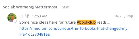 using hashtags to supercharge search in Mattermost