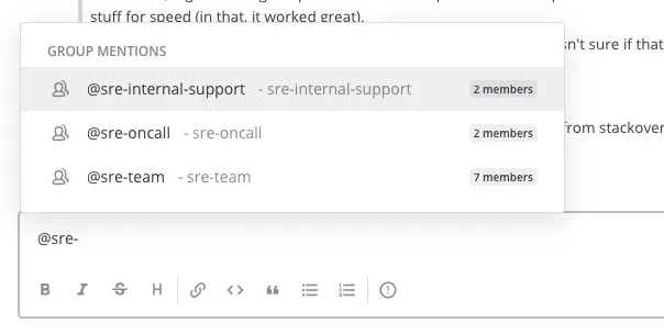 group notifications for custom groups in mattermost