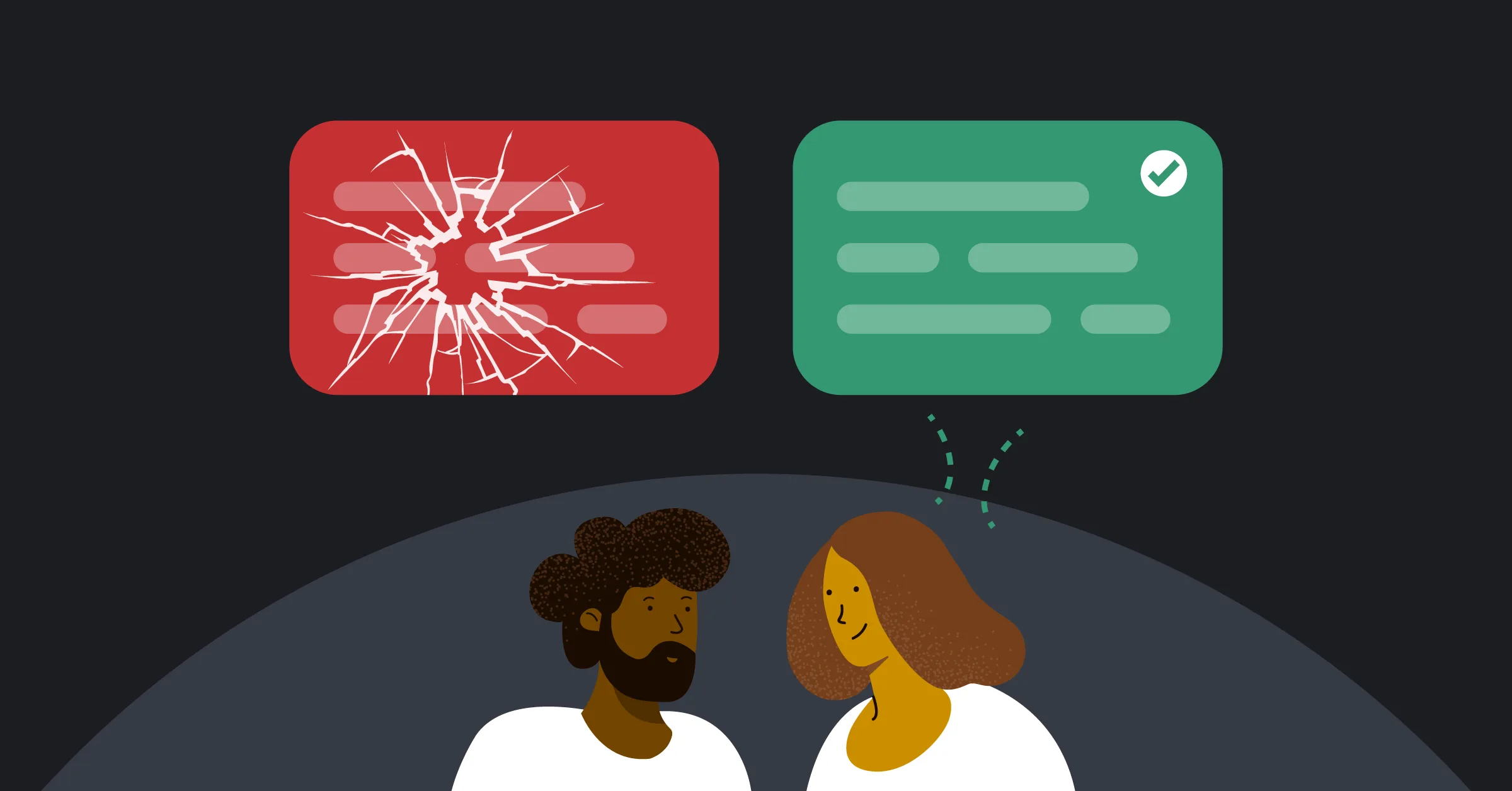 When should you use out-of-band communications?
