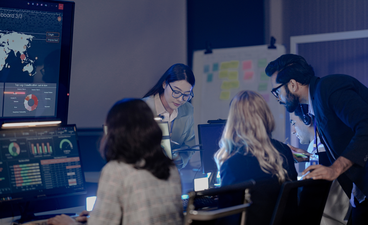 Mattermost leadership team in a meeting
