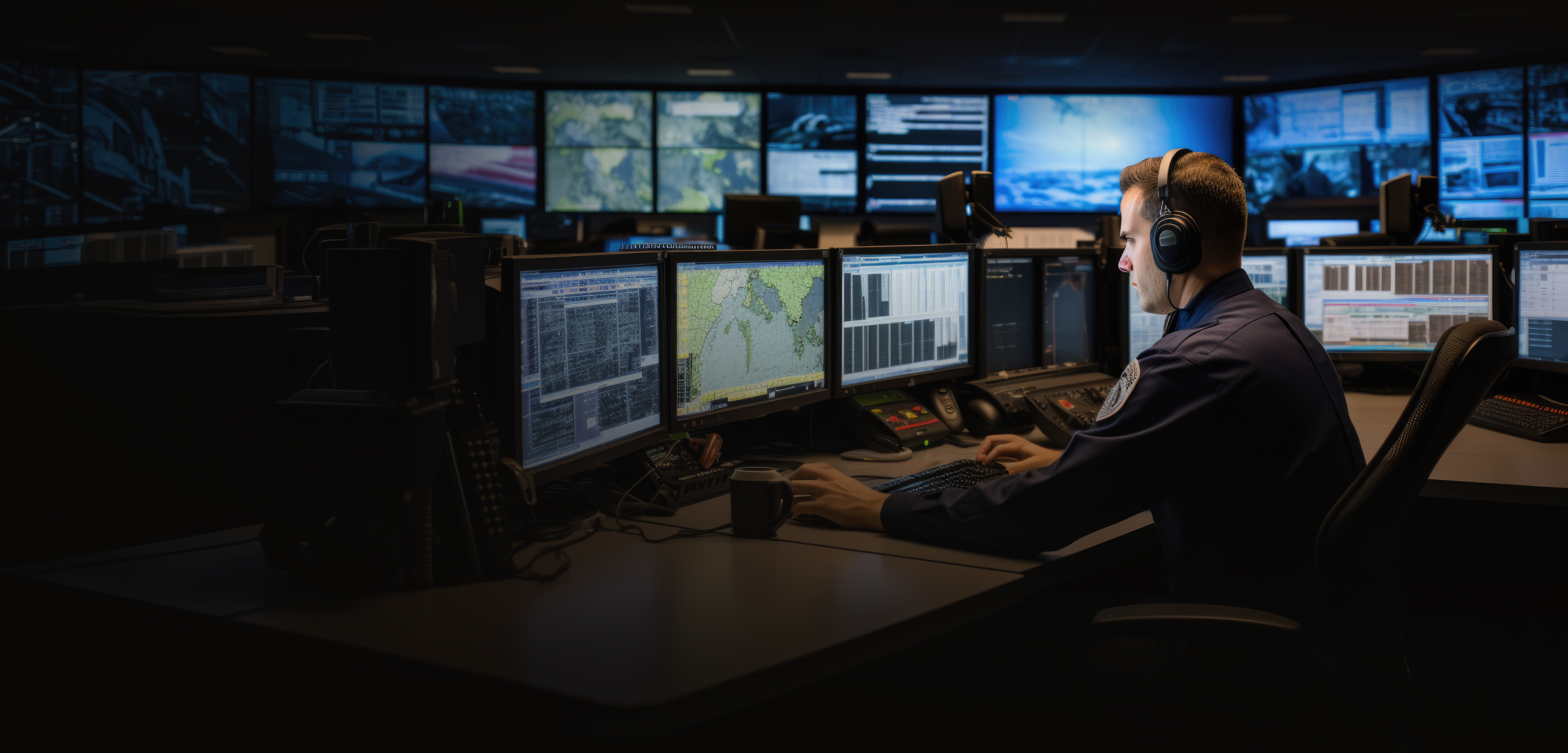 Mission operator collaborating in a secure command environment