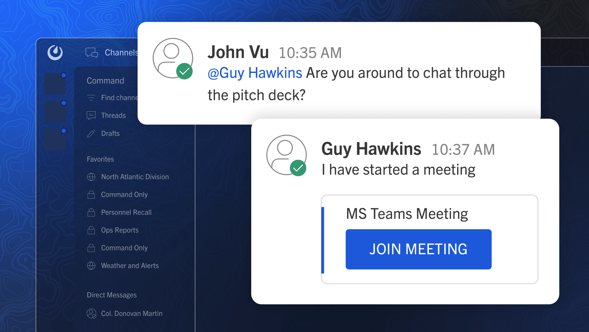 Microsoft Teams meeting integration in Mattermost