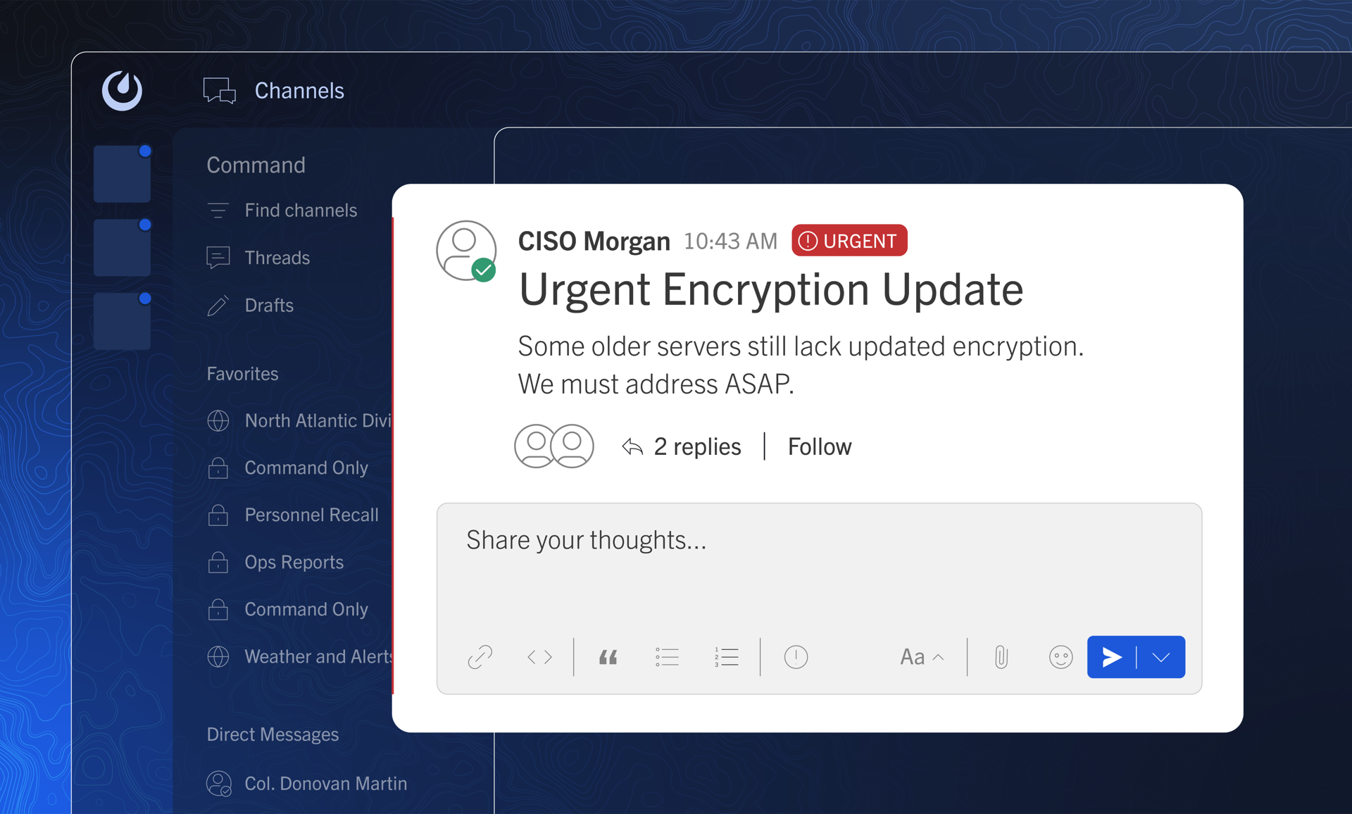 Mattermost product screenshot