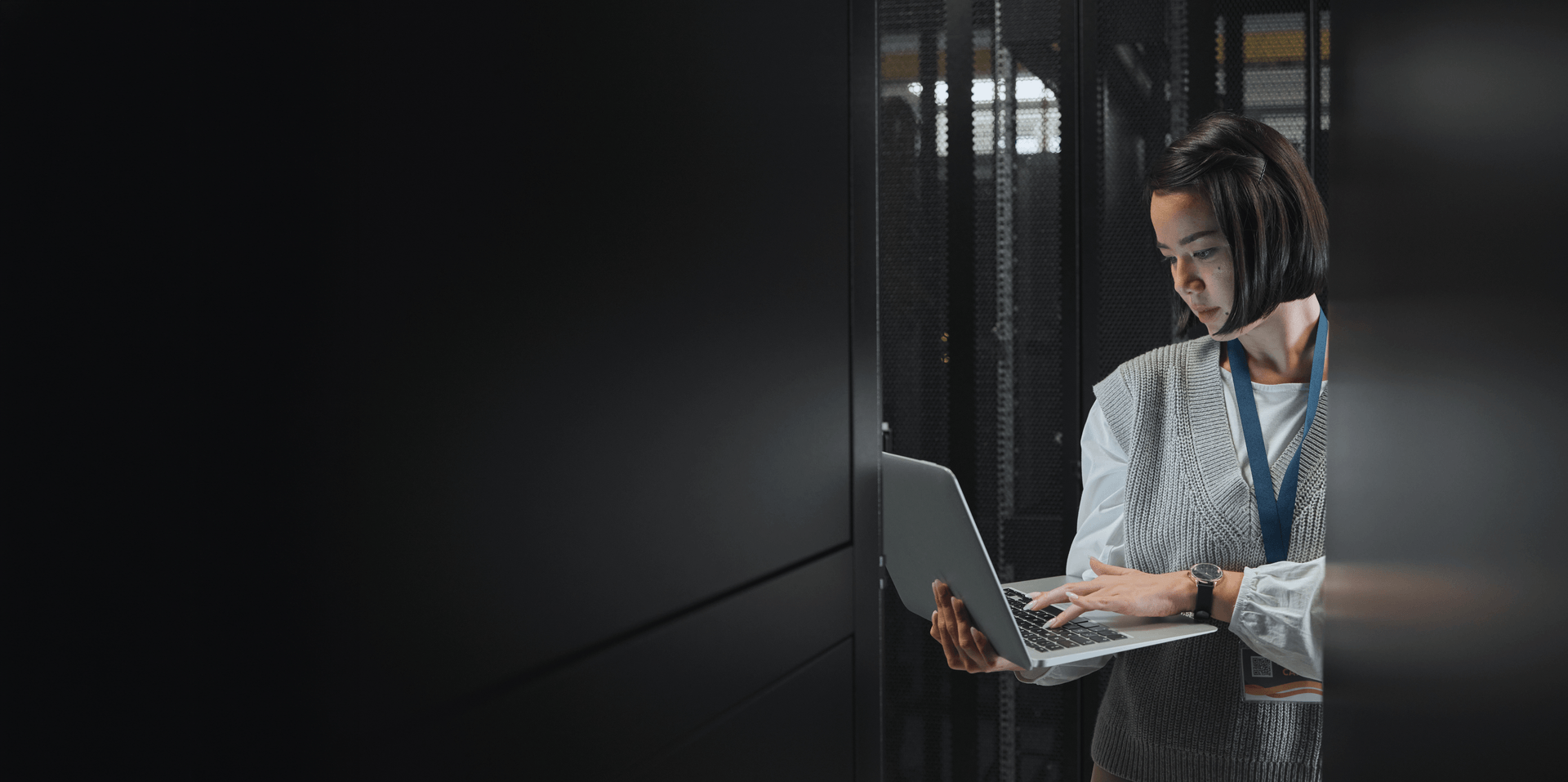 Team collaborating in a secure environment