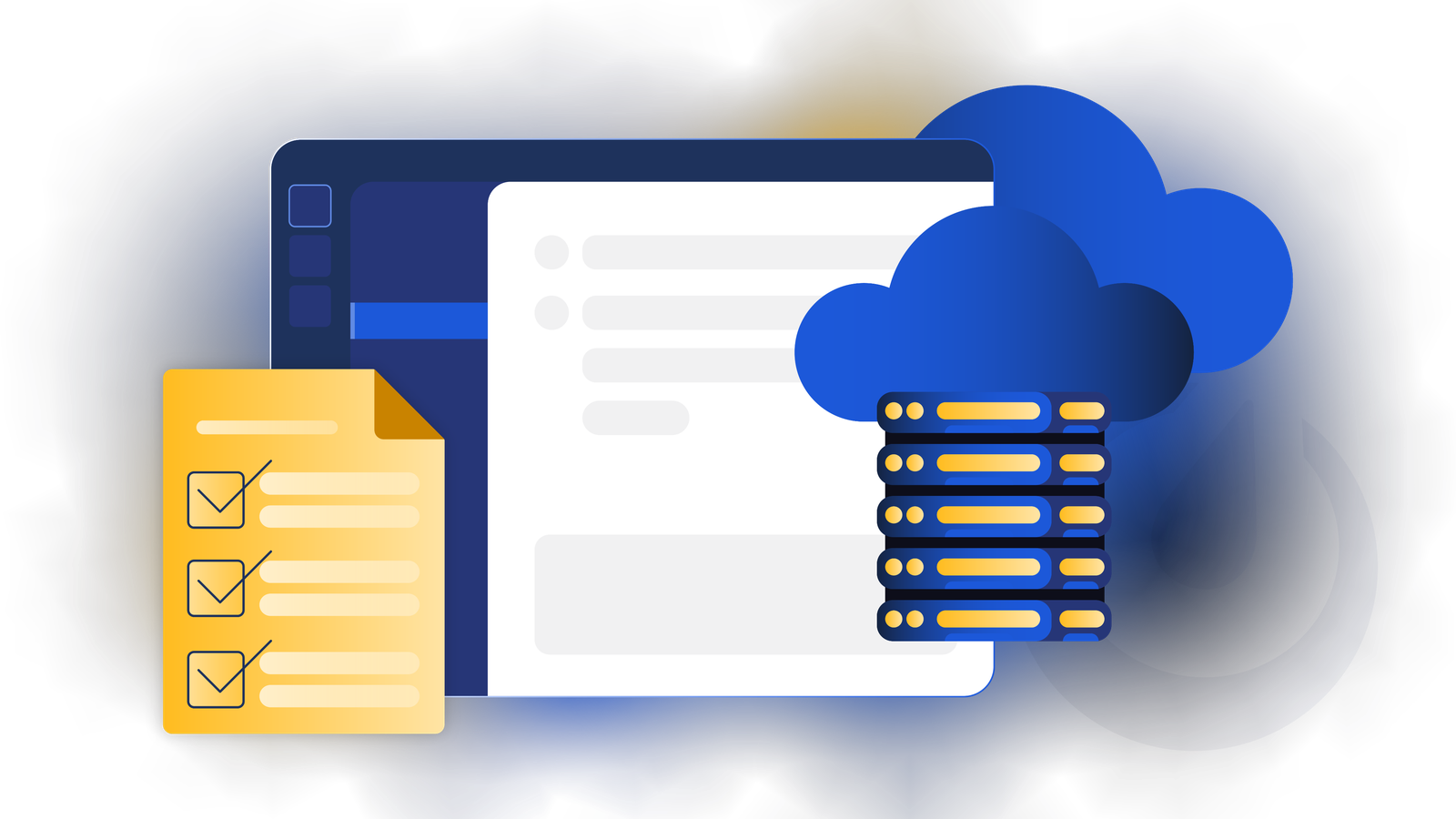 Secure architecture diagram with compliance controls