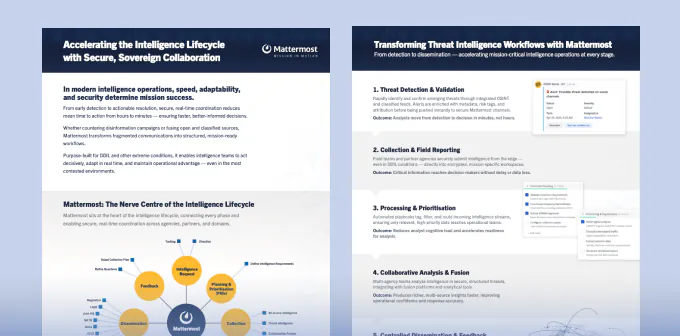 Accelerating the Intelligence Lifecycle with Secure, Sovereign Collaboration