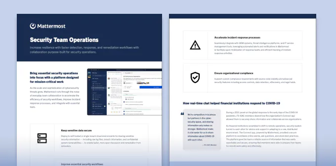 Security Team Operations Datasheet