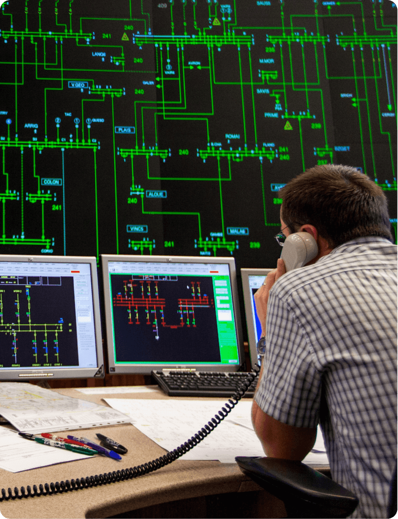 Man oversees secure data