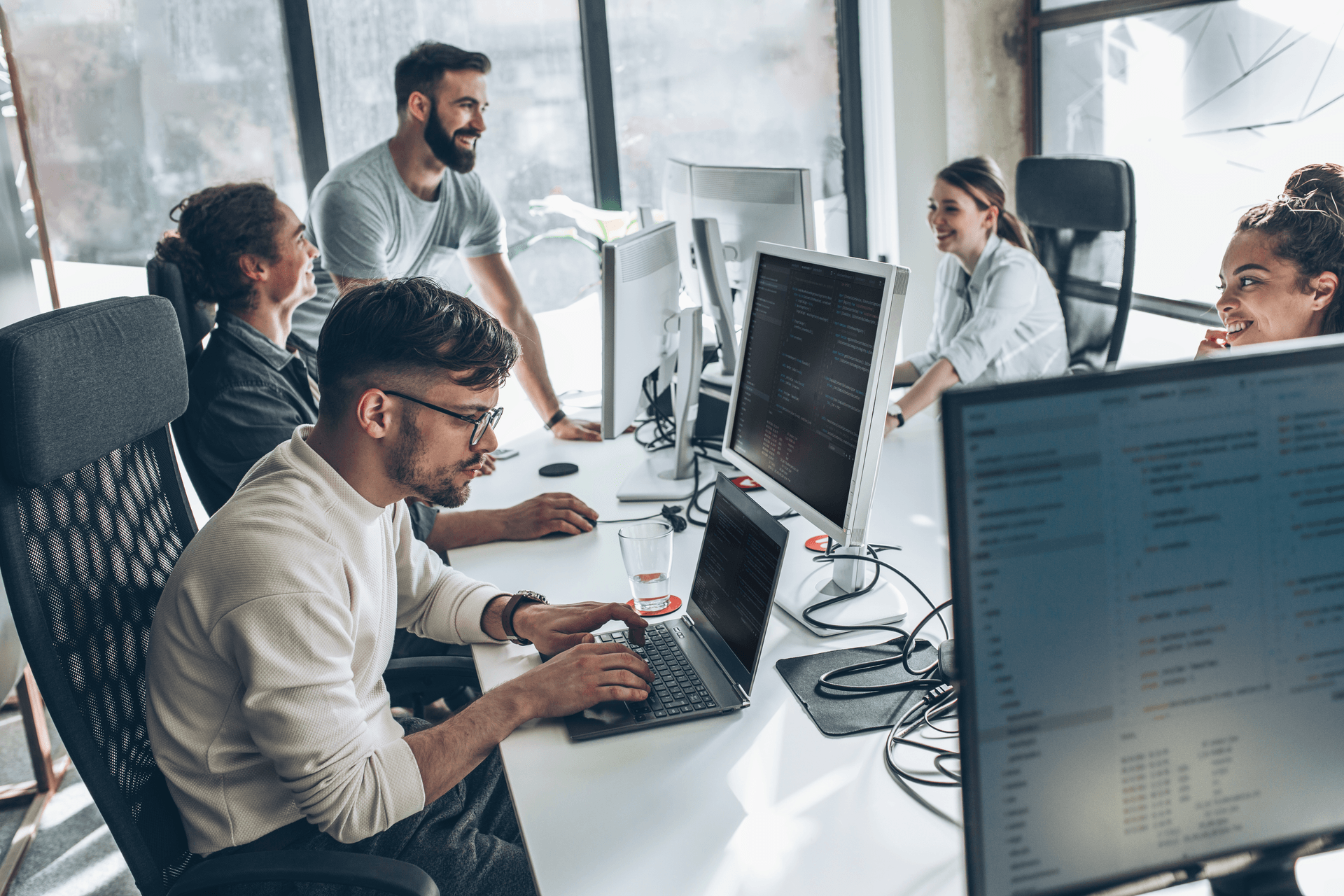 IT team resolving a security incident