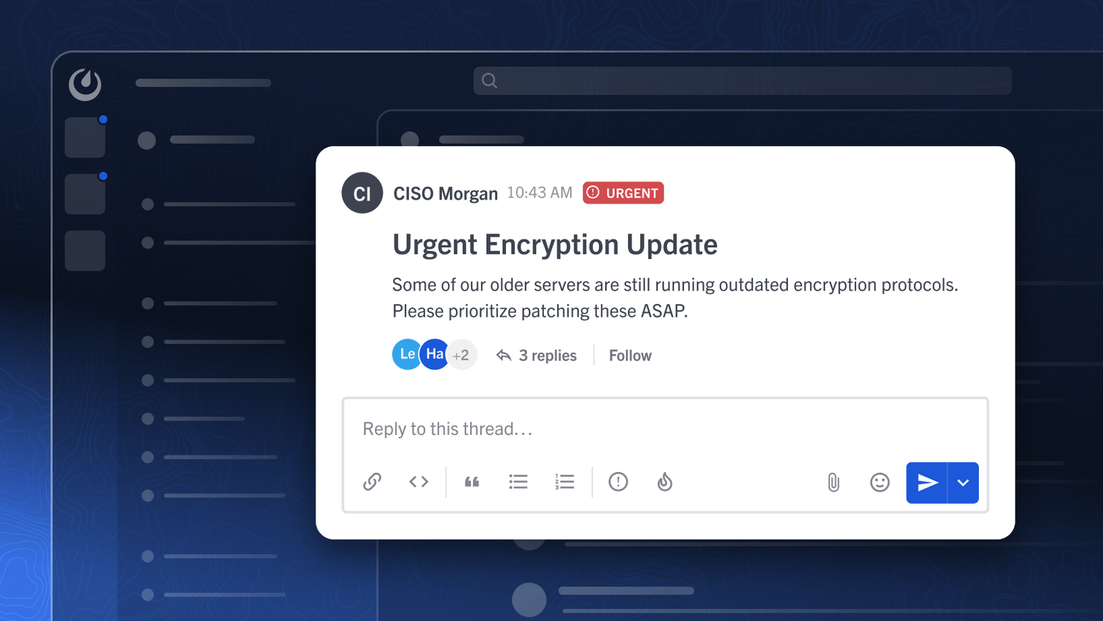 Capabilities Secure Messaging